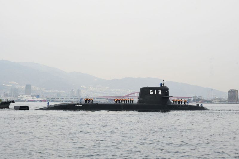 最新鋭の潜水艦「たいげい」